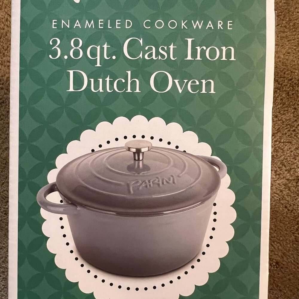 Brand New Parini Cast Iron 3.8 Qt Dutch Oven